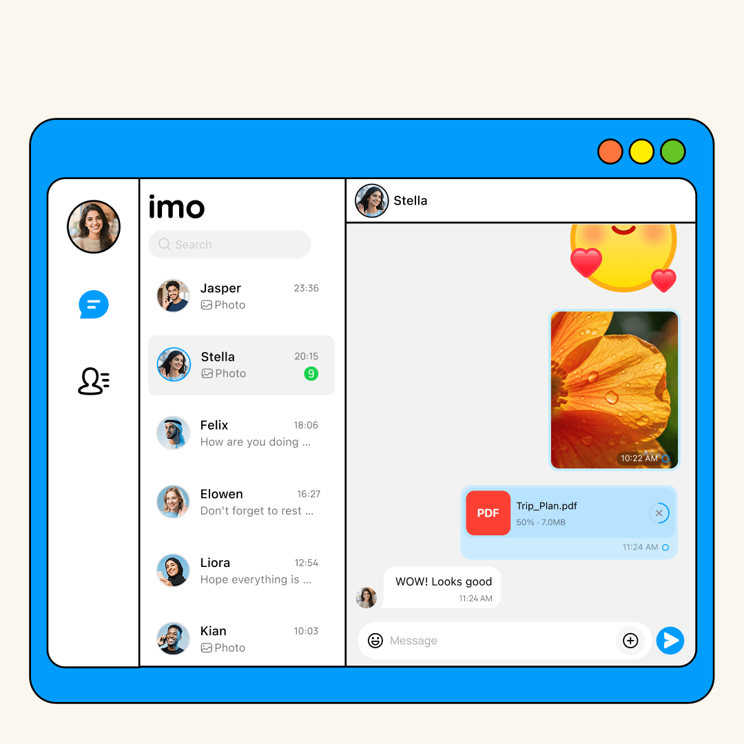 Cara Aman Menggunakan Fitur Chat imo di Web pada Komputer Publik
