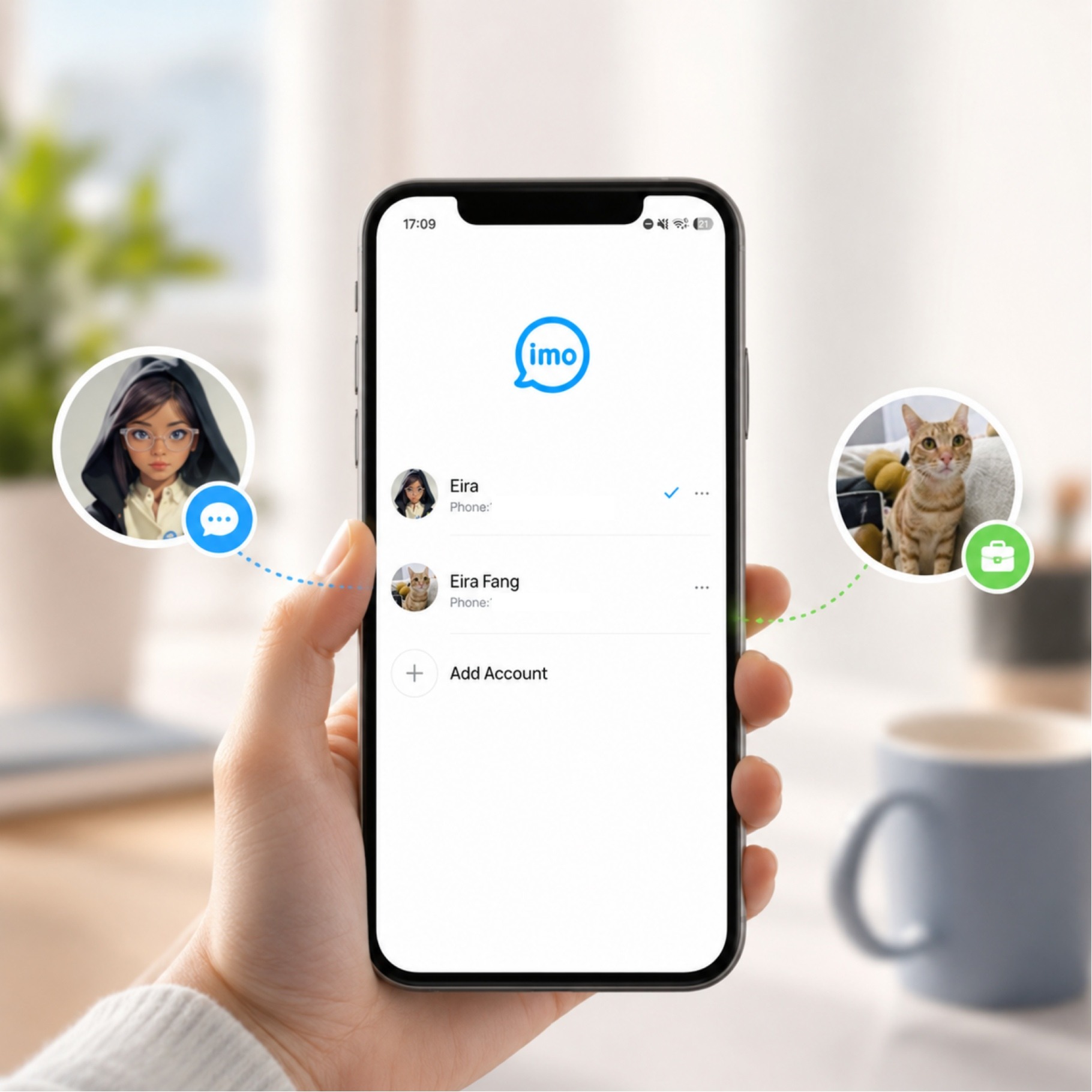 Use Multiple imo Accounts on One Device